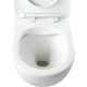 CUVETTE SUSPENDUE 54 CM BLC MAT SANS BRIDE - CYRUS