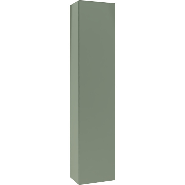Meuble colonne salle de bain 140 cm suspendu - Vert mat - Karaib 2