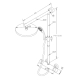 Colonne de douche thermostatique Baila NF