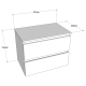 ENS. MEUBLE + PLAN NON PERCE KARAIB V2 700 OAK STRIE