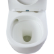 Cuvette WC suspendu gain de place sans bride innovante Turbi