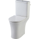 Pack WC surélevé gain de place sans bride sortie horizontale - Shani
