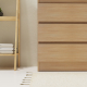 Meuble salle de bain 80 cm A poser - Plan vasque céramique - Effet chêne sonoma - Karaib 2