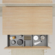 Meuble salle de bain 80 cm pour vasque à poser - Effet chêne sonoma - A suspendre - Karaib 2