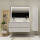 Meuble salle de bain 120 cm pour vasque à poser - Blanc mat - A suspendre - Karaib 2