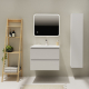 ENS. MEUBLE ET PLAN VASQUE KARAIB V2 700 BLANC MAT
