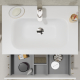 ENS. MEUBLE ET PLAN VASQUE KARAIB V2 700 BLANC MAT