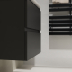 ENS. MEUBLE ET PLAN VASQUE KARAIB V2 700 NOIR MAT