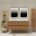 ENS. MEUBLE ET PLAN VASQUE KARAIB V2 1400 OAK STRIE