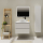 ENS. MEUBLE + PLAN NON PERCE KARAIB V2 700 BLANC MAT