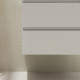 ENS. MEUBLE + PLAN NON PERCE KARAIB V2 700 BLANC MAT