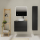 ENS. MEUBLE + PLAN NON PERCE KARAIB V2 700 NOIR MAT