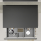 ENS. MEUBLE + PLAN NON PERCE KARAIB V2 700 NOIR MAT