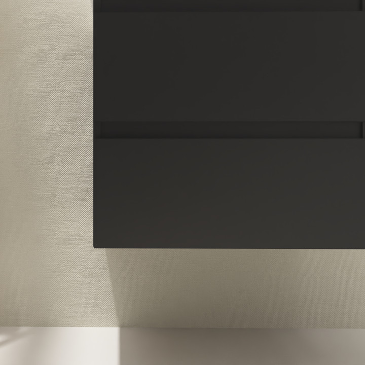 ENS. MEUBLE + PLAN NON PERCE KARAIB V2 700 NOIR MAT