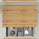 ENS. MEUBLE + PLAN NON PERCE KARAIB V2 700 OAK STRIE