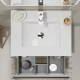 ENS. MEUBLE ET PLAN VASQUE KARAIB V2 600 NOIR MAT