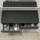 ENS. MEUBLE + PLAN NON PERCE KARAIB V2 1200 NOIR MAT