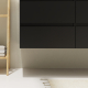 ENS. MEUBLE + PLAN NON PERCE KARAIB V2 1200 NOIR MAT
