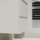 ENS. MEUBLE + PLAN NON PERCE KARAIB V2 700 BLANC MAT