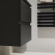 ENS. MEUBLE + PLAN NON PERCE KARAIB V2 700 NOIR MAT