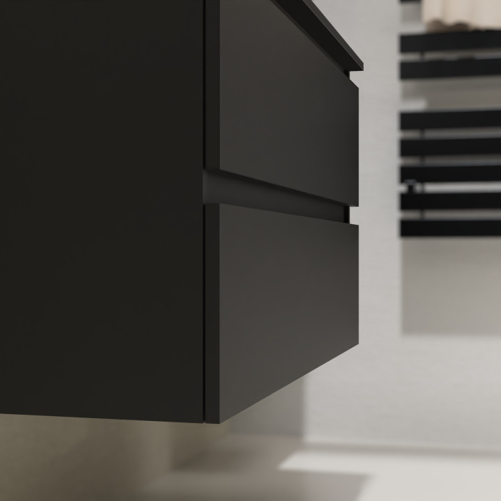 ENS. MEUBLE + PLAN NON PERCE KARAIB V2 1000 NOIR MAT