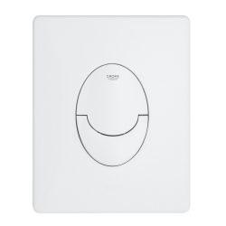 Plaque de déclenchement WC Grohe blanc