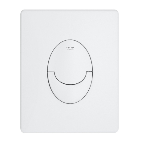 Plaque de déclenchement WC Grohe blanc