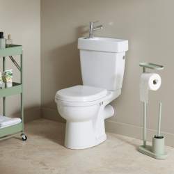 Pack WC avec lave mains intégré gain de place Sortie Horizontale
