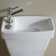 Pack WC avec lave mains intégré gain de place Sortie Horizontale