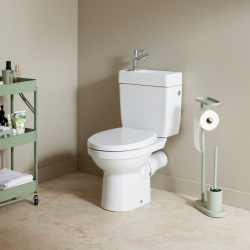 WC avec lave-mains intégré sans bride sortie horizontale Opale
