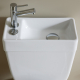 WC avec lave-mains intégré sans bride sortie horizontale Opale