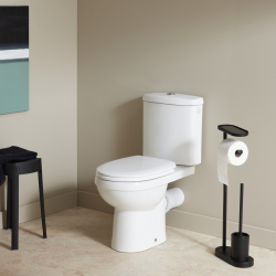 Wc à poser + abattant sans bride Modeno Sortie Horizontale