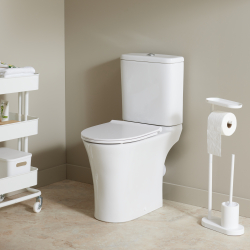 Pack WC surélevé gain de place sans bride sortie horizontale - Shani