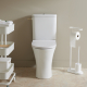 Pack WC surélevé gain de place sans bride sortie horizontale - Shani