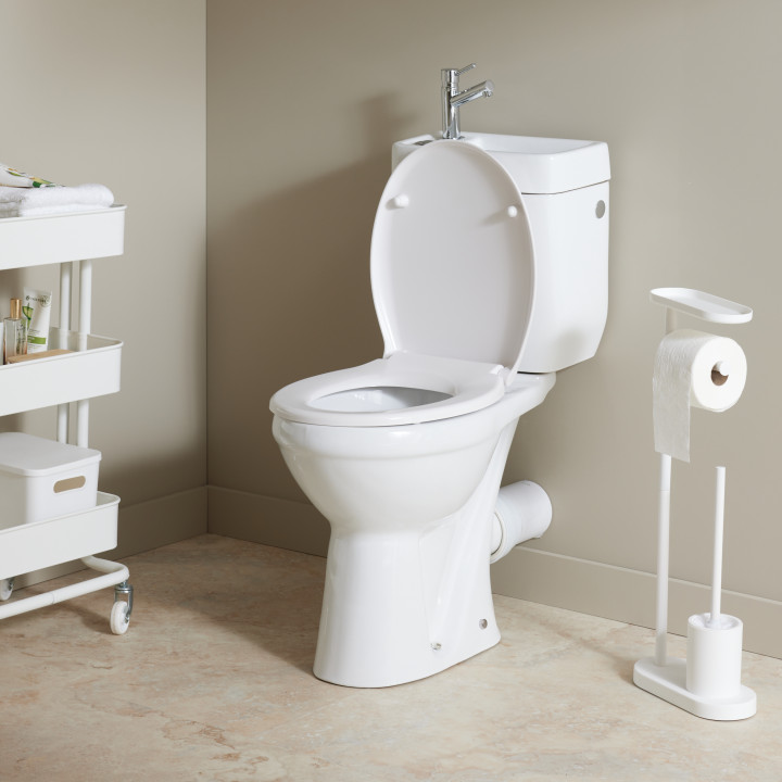 Pack Wc Surélevé Avec Lave-Mains Intégré Sortie Horizontale - Planetebain
