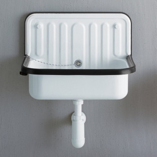 Bac à laver acier blanc 51 x 36 x 36.5 cm Alape