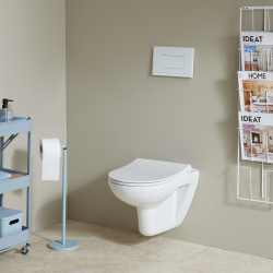 Pack WC suspendu Bâti universel + Cuvette compo sans bride