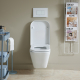 Pack WC suspendu universel + Cuvette avec bride rectangulaire DIAG