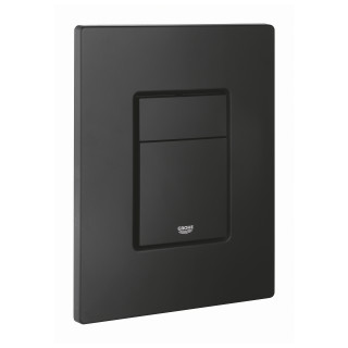 Plaque de commande Even noir mat finition phantom black Grohe - 38966KF0