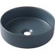 Vasque à poser Andria ø37CM - rebords fins - bleu mat