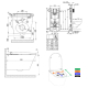Pack WC bâti-support universel Grohe rapid sl project + cuvette lavante japonaise sans bride electra