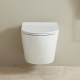 Cuvette WC suspendu gain de place sans bride innovante Turbi