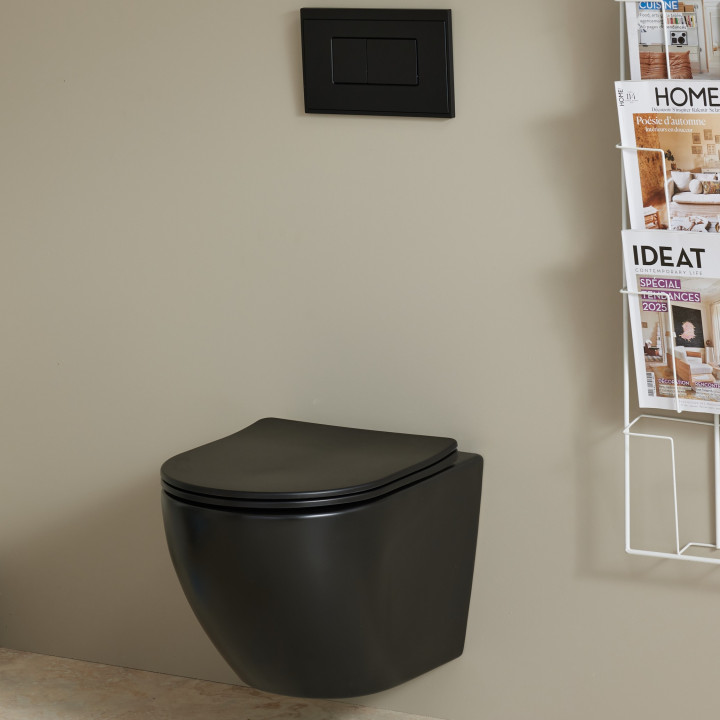 CUVETTE SUSPENDUE GDP NOIR MAT SANS BRIDE - COROLLA