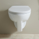Cuvette suspendue surélevée hauteur 46 cm sans bride - AUSTIN