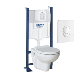 BATI CHASSE GROHE + PLAQUE BLANCHE + ERINA