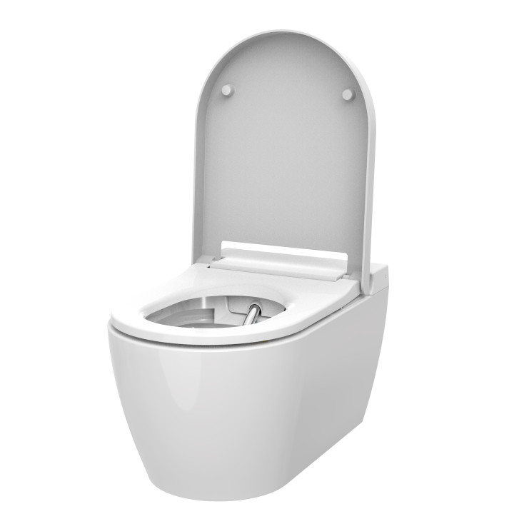 Cuvette lavante suspendue – WC japonais sans bride - tesa