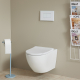 CUVETTE SUSPENDUE 54 CM BLC MAT SANS BRIDE - CYRUS
