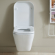Cuvette suspendue en porcelaine blanche