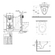 BATI CHASSE GROHE + PLAQUE BLANCHE + ERINA