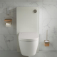 Pack WC bati support mural avec cuvette lavante - Façade blanche -Wc japonais - Tesa